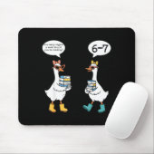Funny Reading 67 Six Seven Meme Goose Teacher Book Mousepad (Mit Mouse)