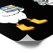 Funny Reading 67 Six Seven Meme Goose Teacher Book Poster (Ecke)