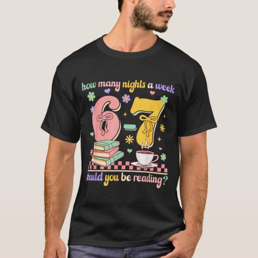 Funny Reading 67 Teacher Six Seven Reading 6 7 Boo T-Shirt (Vorderseite)