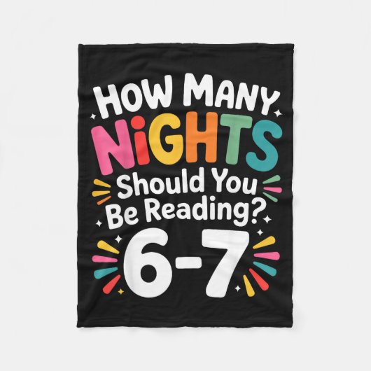 Funny Reading 6 7 Six Seven Meme Englieacher Book  Fleecedecke (Vorderseite)