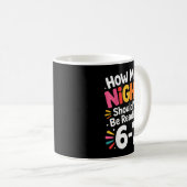 Funny Reading 6 7 Six Seven Meme Englieacher Book  Kaffeetasse (VorderseiteRechts)