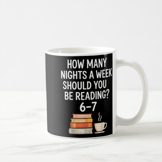 Funny Reading 6 7 Six Seven Meme Englieacher Book Kaffeetasse (Rechts)