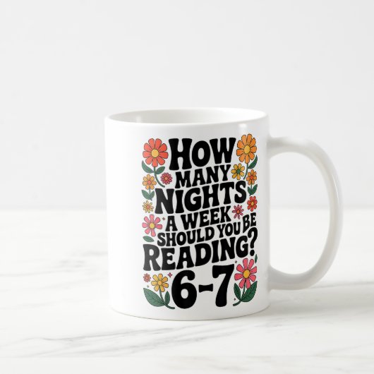 Funny Reading 6 7 Six Seven Meme Englieacher Book  Kaffeetasse (Rechts)