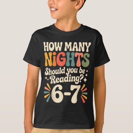 Funny Reading 6 7 Six Seven Meme Englieacher Book  T-Shirt (Vorderseite)