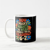 Funny Reading Book Teacher 67 Six Seven Meme  Kaffeetasse (Links)