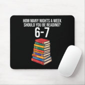 Funny Reading Book Teacher 67 Six Seven Meme  Mousepad (Mit Mouse)