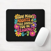 Funny Reading Book Teacher 67 Six Seven Meme  Mousepad (Mit Mouse)