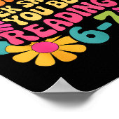 Funny Reading Book Teacher 67 Six Seven Meme  Poster (Ecke)