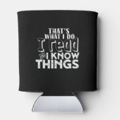 Funny Reading Bookworm Zitat I Read I Know Dinge Dosenkühler (Rückseite)