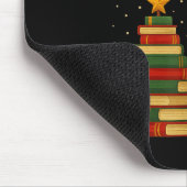 Funny Reading Christmas Tree Book– Reading 6 7 Mem Mousepad (Ecke)