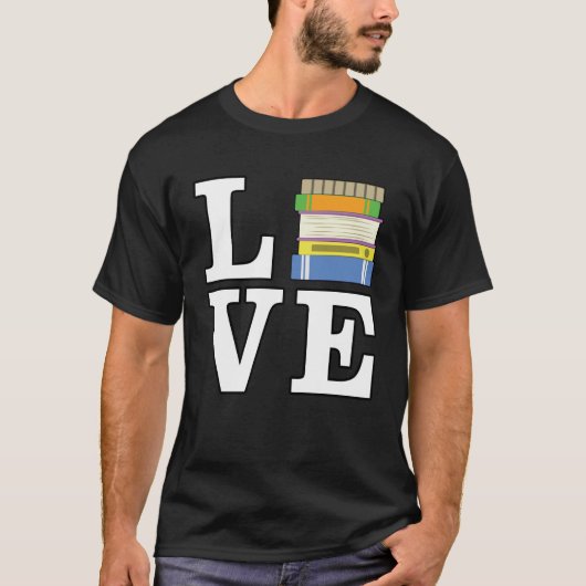 Funny Reading Design T-Shirt (Vorderseite)