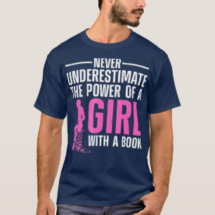 Funny Reading for Women Girls Bookworm Novel Book T-Shirt