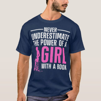 Funny Reading for Women Girls Bookworm Novel Book T-Shirt