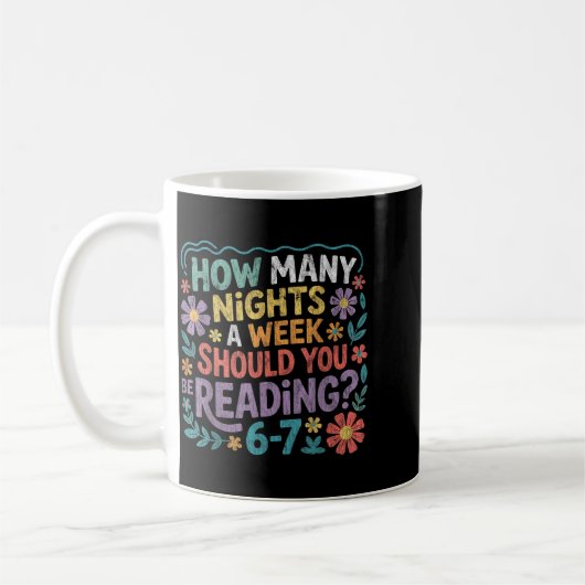 Funny Reading Six Seven Meme Book Lover 67 Teacher Kaffeetasse (Links)