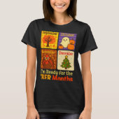 Funny Ready Ber Months Autumn Halloween Thanksgivi T-Shirt (Vorderseite)