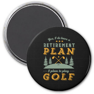 Funny Ready Quote Rezisionsplan Spielen Golf Magnet