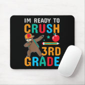 Funny Ready To Crush 3rd Grade Cool Sloth Back To  Mousepad (Mit Mouse)