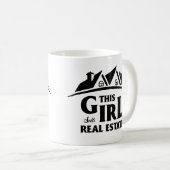 Funny Real Anwesen Agent Broker Realtor Geschenk Kaffeetasse (VorderseiteRechts)