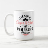 Funny Real Anwesen Agent Geschenk Zuhause Broker R Kaffeetasse (Links)
