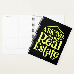 Funny Real Anwesen Agent Geschenk Zuhause Broker R Planer