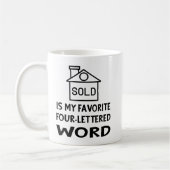 Funny Real Anwesen Agent House Broker Realtor Gesc Kaffeetasse (Links)