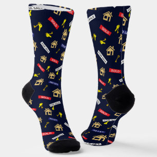 Funny Real Anwesen Agent Novelty Socken