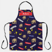 Funny Real Anwesen Agent Personalisiert Schürze (Vorderseite)