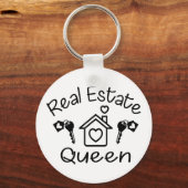Funny Real Anwesen Agent Zuhause Broker Niedlich R Schlüsselanhänger (Vorderseite)