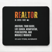 Funny Real Anwesen Broker Realtor Mousepad (Vorne)