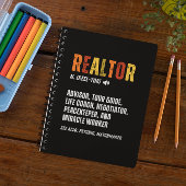 Funny Real Anwesen Broker Realtor Notizblock
