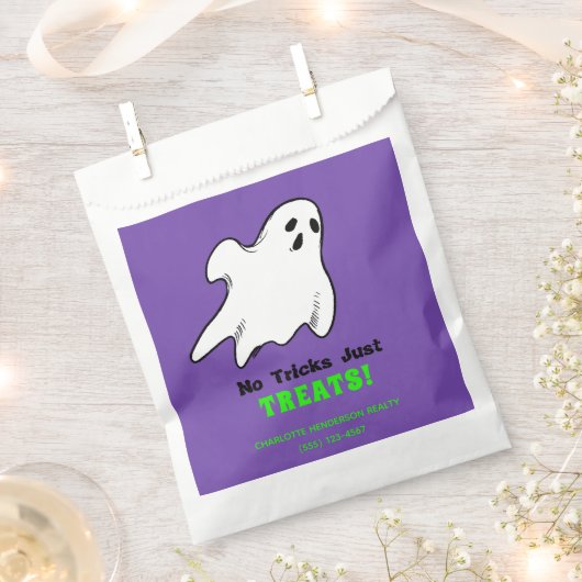 Funny Real Anwesen Ghost Halloween Leckerei Geschenktütchen (Ausgeschnitten)