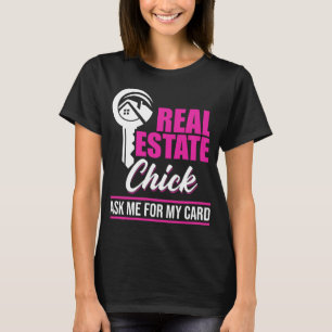 Funny Real Anwesen Kick Immobilien Broker Frauen T-Shirt