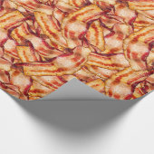 Funny Real Bacon Pattern Gag Gift Geschenkpapier (Ecke)