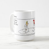 Funny Real Eternal Question Kaffeetasse (Vorderseite Links)