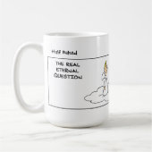 Funny Real Eternal Question Kaffeetasse (Links)