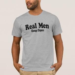 Funny Real Men ändern Diapers T-Shirt