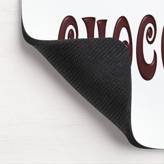 Funny Real Men mögen Frauen, die Schokolade mögen Mousepad (Ecke)