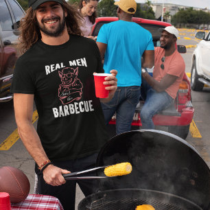 Funny Real Men riechen wie Barbecue T-Shirt