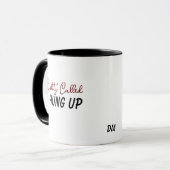Funny Reality genannt Monogram Tasse (Vorderseite Links)