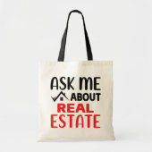 Funny Realtor Geschenk Real Anwesen Agent Broker Tragetasche (Vorne)
