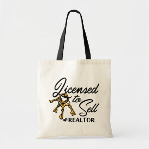 Funny Realtor Geschenk Real Anwesen Agent Broker Z Tragetasche