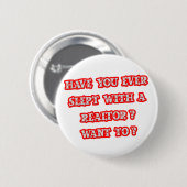 Funny Realtor Pick-Up Line Button (Vorne & Hinten)