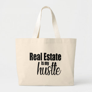 Funny Realtor Real Anwesen Agent Broker Hustel Jumbo Stoffbeutel