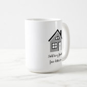 Funny Realtor / Real Anwesen Agent Kaffeetasse (VorderseiteRechts)