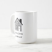 Funny Realtor / Real Anwesen Agent Kaffeetasse (Vorderseite Links)