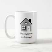 Funny Realtor / Real Anwesen Agent Kaffeetasse (Links)