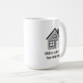 Funny Realtor / Real Anwesen Agent Kaffeetasse (VorderseiteRechts)