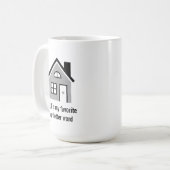 Funny Realtor / Real Anwesen Agent Kaffeetasse (Vorderseite Links)