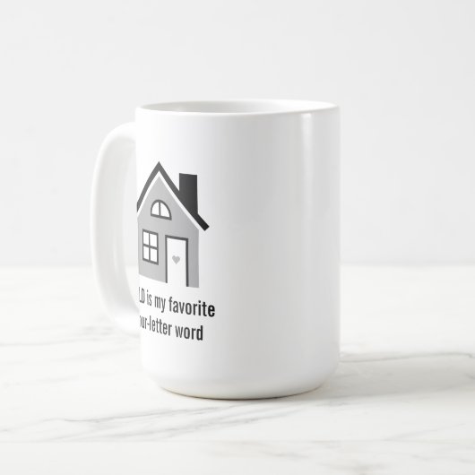 Funny Realtor / Real Anwesen Agent Kaffeetasse (Vorderseite Links)