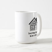 Funny Realtor / Real Anwesen Agent Kaffeetasse (VorderseiteRechts)